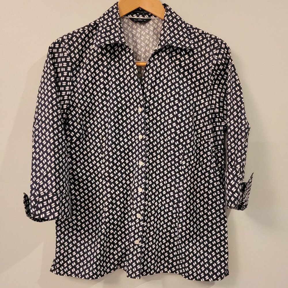 Lands End Oxford Button-Down Shirt Size 12